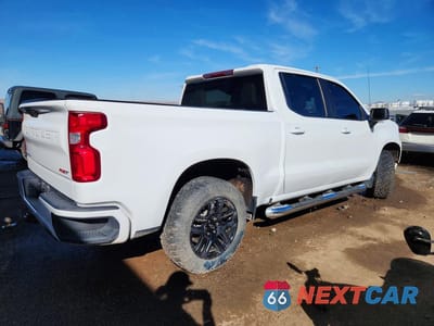 Trzecie zdjęcie samochodu z tyłu: 2023 CHEVROLET SILVERADO K1500 RST VIN:1GCUDEED1PZ109765 - miniatura