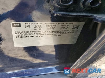 Zdjęcie 13 z 13 samochodu: 2017 BUICK REGAL PREMIUM VIN:2G4GR5GX6H9154004 - miniatura