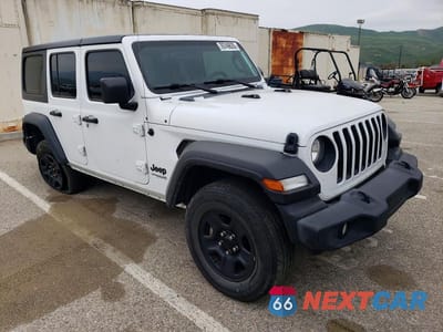 Czwarte zdjęcie samochodu z boku: 2022 JEEP WRANGLER UNLIMITED SPORT VIN:1C4HJXDN4NW195670 - miniatura