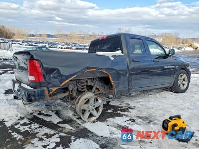 Trzecie zdjęcie samochodu z tyłu: 2012 DODGE RAM 1500 ST VIN:1C6RD7FT5CS140180 - miniatura