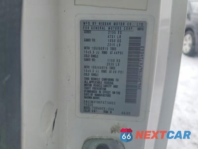 Zdjęcie 13 z 13 samochodu: 2015 CHEVROLET CITY EXPRESS UTILITY / SERVICE VAN VIN:3N63M0YN6FK714053 - miniatura