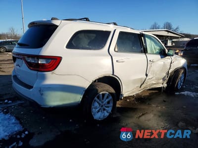 Trzecie zdjęcie samochodu z tyłu: 2020 DODGE DURANGO SXT VIN:1C4RDJAG7LC103304 - miniatura