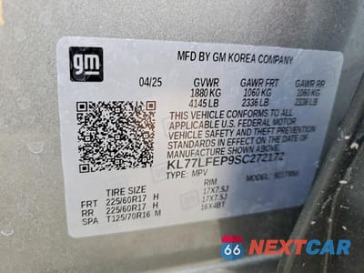 Zdjęcie 13 z 13 samochodu: 2025 CHEVROLET TRAX LS VIN:KL77LFEP9SC272172 - miniatura