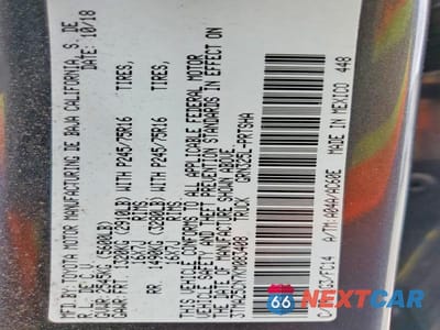 Zdjęcie 13 z 13 samochodu: 2019 TOYOTA TACOMA SR5 V6 VIN:3TMAZ5CN7KM083408 - miniatura