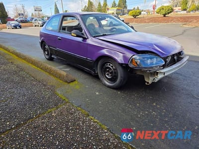 1999 HONDA CIVIC DX 2HGEJ6448XH107081 - główne zdjęcie licytacji z USA - miniatura