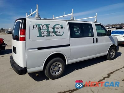 Trzecie zdjęcie samochodu z tyłu: 2012 CHEVROLET EXPRESS G1500 VIN:1GCSGAFX1C1173216 - miniatura