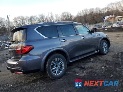 Trzecie zdjęcie samochodu z tyłu: 2024 INFINITI QX80 LUXE VIN:JN8AZ2AF1R9765305 - miniatura