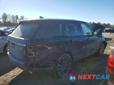 Trzecie zdjęcie samochodu z tyłu: 2019 LAND ROVER RANGE ROVER SUPERCHARGED VIN:SALGS2RE6KA516372 - miniatura