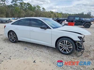Czwarte zdjęcie samochodu z boku: 2021 AUDI A6 PREMIUM PLUS VIN:WAUE3AF29MN059405 - miniatura