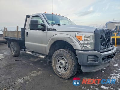 Czwarte zdjęcie samochodu z boku: 2012 FORD F250 SUPER DUTY FLATBED TRUCK VIN:1FTBF2B62CED11912 - miniatura