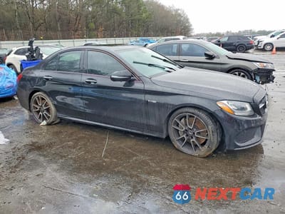 Czwarte zdjęcie samochodu z boku: 2018 MERCEDES-BENZ C 43 4MATIC AMG VIN:55SWF6EBXJU255195 - miniatura