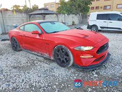 Czwarte zdjęcie samochodu z boku: 2019 FORD MUSTANG GT VIN:1FA6P8CF3K5189274 - miniatura
