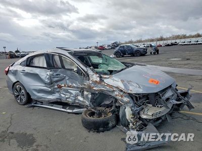 Czwarte zdjęcie samochodu z boku: 2017 HONDA CIVIC EX VIN:2HGFC1F37HH654706 - miniatura