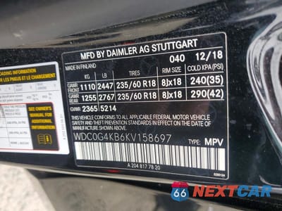 Zdjęcie 13 z 13 samochodu: 2019 MERCEDES BENZ GLC 300 4MATIC VIN:WDC0G4KB6KV158697 - miniatura