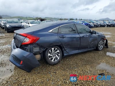 Trzecie zdjęcie samochodu z tyłu: 2016 HONDA CIVIC EX VIN:19XFC2F71GE228575 - miniatura