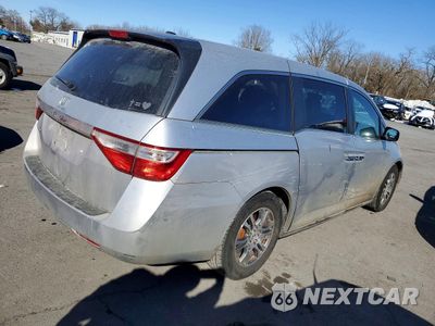 Trzecie zdjęcie samochodu z tyłu: 2013 HONDA ODYSSEY EXL VIN:5FNRL5H63DB043095 - miniatura