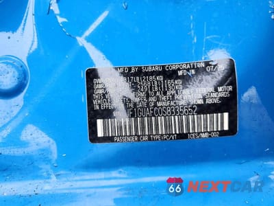 Zdjęcie 12 z 12 samochodu: 2025 SUBARU IMPREZA SPORT VIN:JF1GUAFC0S8335652 - miniatura