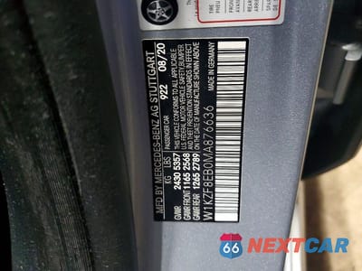 Zdjęcie 10 z 11 samochodu: 2021 MERCEDES-BENZ E 350 4MATIC VIN:W1KZF8EB0MA876636 - miniatura