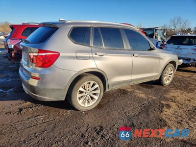 Trzecie zdjęcie samochodu z tyłu: 2014 BMW X3 XDRIVE28I VIN:5UXWX9C50E0D26357 - miniatura