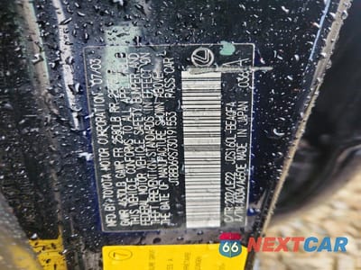 Zdjęcie 12 z 12 samochodu: 2003 LEXUS GS 300 BASE VIN:JT8BD69S730191553 - miniatura