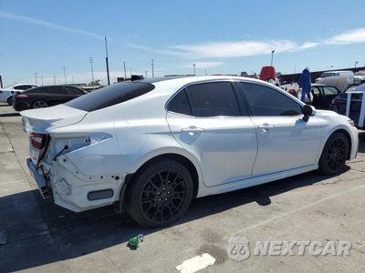 Trzecie zdjęcie samochodu z tyłu: 2018 TOYOTA CAMRY XSE VIN:4T1BZ1HKXJU012687 - miniatura