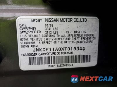 Zdjęcie 12 z 12 samochodu: 1999 INFINITI G20 VIN:JNKCP11A8XT019344 - miniatura