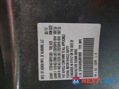 Zdjęcie 13 z 13 samochodu: 2018 HONDA ODYSSEY ELITE VIN:5FNRL6H93JB010092 - miniatura