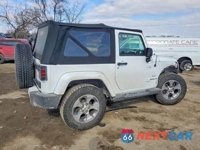 Trzecie zdjęcie samochodu z tyłu: 2016 JEEP WRANGLER SAHARA VIN:1C4AJWBGXGL145828 - miniatura