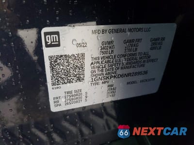 Zdjęcie 13 z 13 samochodu: 2022 CHEVROLET TAHOE K1500 Z71 VIN:1GNSKPKD6NR289536 - miniatura