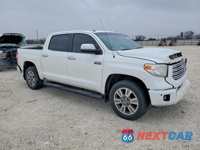 Czwarte zdjęcie samochodu z boku: 2017 TOYOTA TUNDRA PLATINUM VIN:5TFAW5F17HX654979 - miniatura