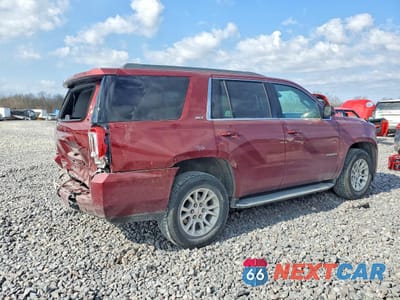 Trzecie zdjęcie samochodu z tyłu: 2016 GMC YUKON SLT VIN:1GKS2BKC0GR378576 - miniatura