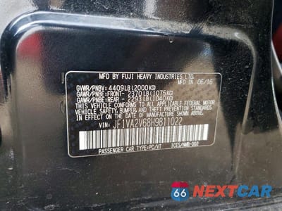Zdjęcie 12 z 12 samochodu: 2017 SUBARU WRX STI VIN:JF1VA2V68H9811022 - miniatura