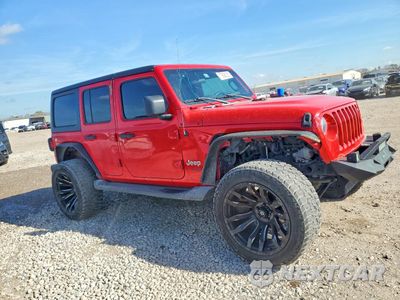 Czwarte zdjęcie samochodu z boku: 2018 JEEP WRANGLER UNLIMITED SPORT VIN:1C4HJXDN6JW197835 - miniatura