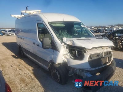Czwarte zdjęcie samochodu z boku: 2021 FORD TRANSIT T-250 VIN:1FTBR1C85MKA74790 - miniatura