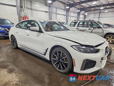 Czwarte zdjęcie samochodu z boku: 2024 BMW I4 XDRIVE 40 VIN:WBY83FB05RFR76181 - miniatura