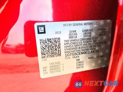 Zdjęcie 12 z 13 samochodu: 2019 GMC CANYON SLE VIN:1GTG5CEN6K1144722 - miniatura