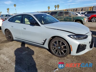 Czwarte zdjęcie samochodu z boku: 2022 BMW I4 M50 VIN:WBY33AW05NFM95042 - miniatura