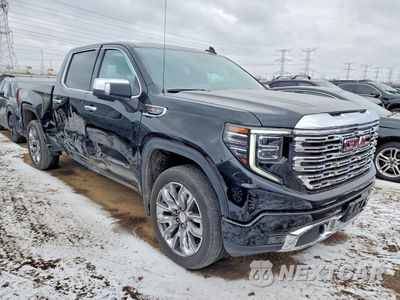 Czwarte zdjęcie samochodu z boku: 2023 GMC SIERRA K1500 DENALI VIN:3GTUUGEL4PG164326 - miniatura