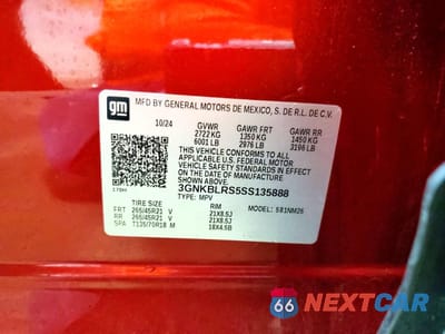 Zdjęcie 13 z 14 samochodu: 2025 CHEVROLET BLAZER PREMIER VIN:3GNKBLRS5SS135888 - miniatura