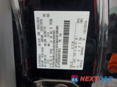 Zdjęcie 12 z 12 samochodu: 2018 FORD F150 SUPER CAB VIN:1FTEX1EP2JFC75512 - miniatura