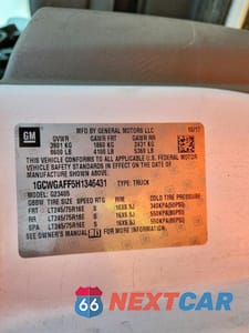 Zdjęcie 13 z 13 samochodu: 2017 CHEVROLET EXPRESS G2500 VIN:1GCWGAFF5H1346431 - miniatura