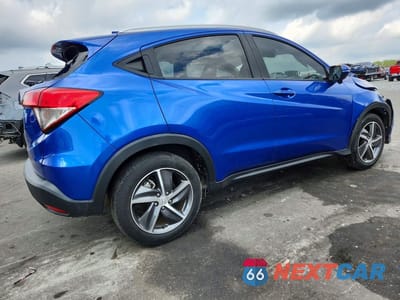 Trzecie zdjęcie samochodu z tyłu: 2022 HONDA HR-V EX VIN:3CZRU5H59NM732182 - miniatura