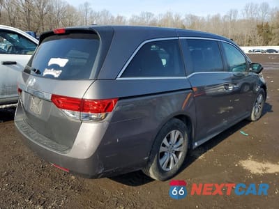 Trzecie zdjęcie samochodu z tyłu: 2015 HONDA ODYSSEY EXL VIN:5FNRL5H62FB118565 - miniatura