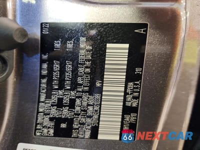 Zdjęcie 12 z 12 samochodu: 2022 TOYOTA SIENNA XLE VIN:5TDYRKEC3NS103389 - miniatura