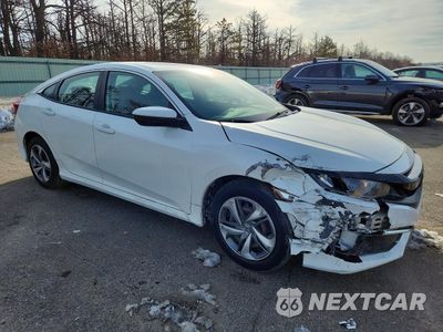 Czwarte zdjęcie samochodu z boku: 2019 HONDA CIVIC LX VIN:2HGFC2F6XKH571469 - miniatura