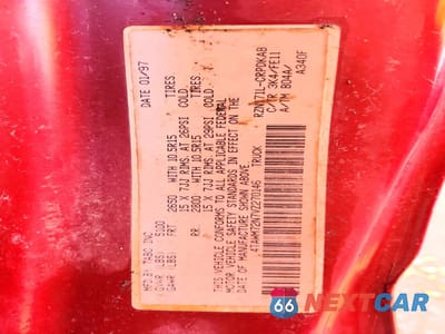 Zdjęcie 12 z 12 samochodu: 1997 TOYOTA TACOMA BASE VIN:4TAWM72N7VZ270146 - miniatura