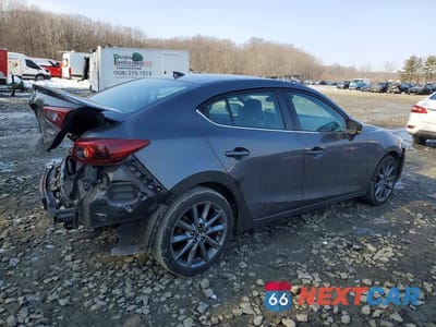 Trzecie zdjęcie samochodu z tyłu: 2018 MAZDA 3 GRAND TOURING VIN:3MZBN1W30JM258290 - miniatura