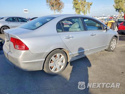 Trzecie zdjęcie samochodu z tyłu: 2006 HONDA CIVIC LX VIN:1HGFA16586L152987 - miniatura