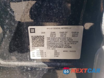 Zdjęcie 13 z 14 samochodu: 2019 CADILLAC XT4 SPORT VIN:1GYFZER48KF122506 - miniatura