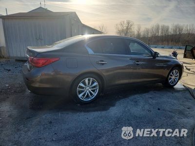 Trzecie zdjęcie samochodu z tyłu: 2015 INFINITI Q50 BASE VIN:JN1BV7AR8FM407729 - miniatura